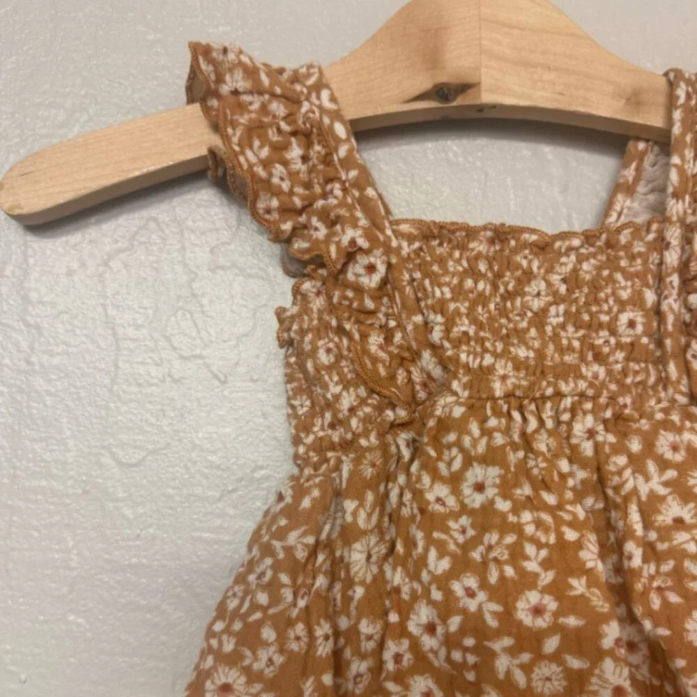 $15 ADD ON modern moments floral top and bloomers 0-3M Zara Jamie Kay Baby‎ Gap